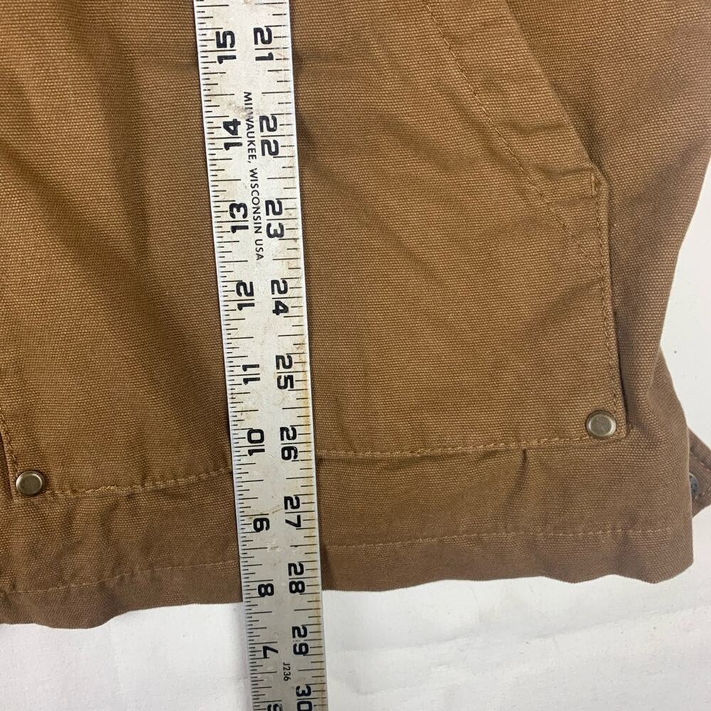 Levi's Men's xl extra large Tan Military Jacket zip up lightweight khaki denim - Picture 9 of 11